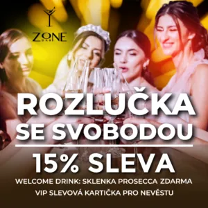 Zv&yacute;hodněn&eacute; party bal&iacute;čky &ndash; Rozlučky se svobodou &ndash; ZONE Bar Praha