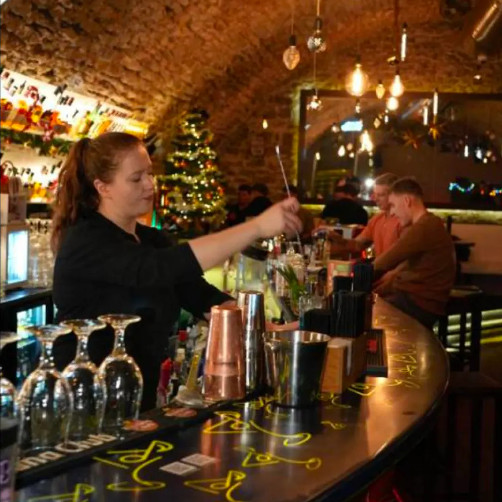 M&iacute;ch&aacute;n&iacute; koktejlu &ndash; ZONE Bar Praha