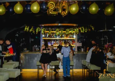 Oslava 20. narozenin &ndash; ZONE Bar Praha