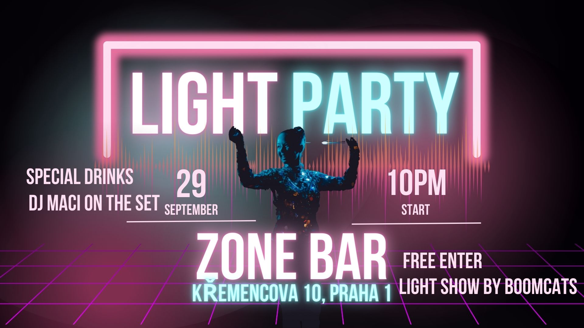 Glow in the Dark Facebook Event Cover